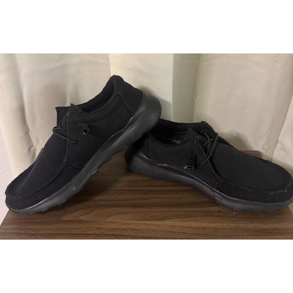 Men’s Sketchers Classic Fit Air Cooler Black Slip On Shoes Size 9 - Picture 5 of 8